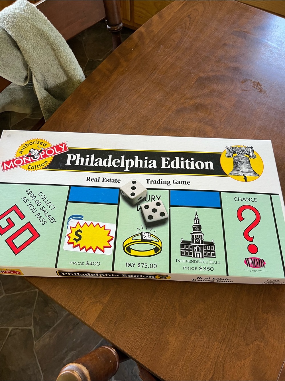 Monopoly Philadelphia Edition Board Game - Green